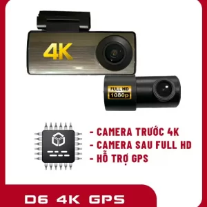 Camera hành trình D6 4K GPS